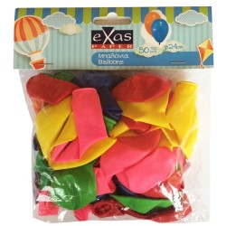 ΜΠΑΛΟΝΙΑ ΧΡΩΜΑΤΙΣΤΑ 24CM 50ΤΜΧ