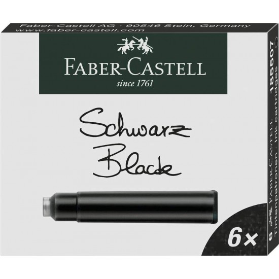 ΑΝΤΑΛΛΑΚΤΙΚΑ ΜΕΛΑΝΙΑ ΠΕΝΑΣ FABER CASTELL ΜΑΥΡΑ