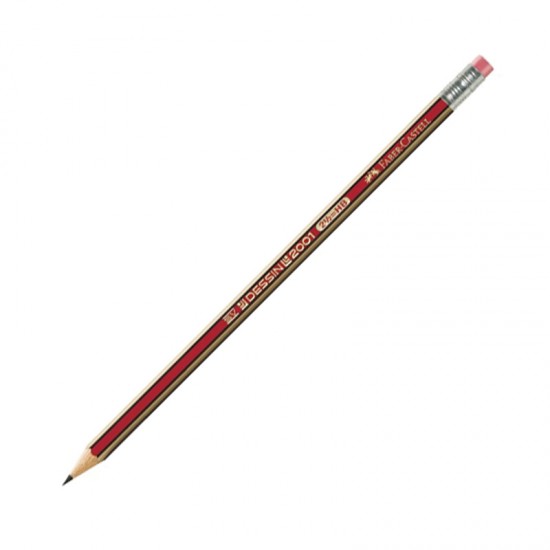 ΜΟΛΥΒΙ ΜΕ ΓΟΜΑ FABER CASTELL HB DESSIN 2001