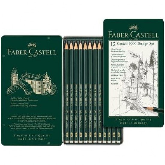 ΜΟΛΥΒΙΑ ΣΧΕΔΙΟΥ 'FABER-CASTELL' DESIGN ΣΕΤ 12 ΤΜΧ 