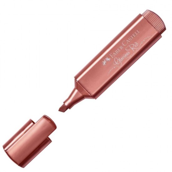 ΜΑΡΚΑΔΟΡΟΣ ΜΕΤΑΛΛΙΚΟΣ FABER CASTELL RED ΜETALLIC TEXTLINER