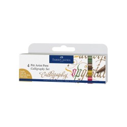 ΜΑΡΚΑΔΟΡΟΙ FABER CASTELL PITT ARTIST PENS CALLIGRAPHY 4 ΤΕΜΑΧΙΑ ΜΑΡΚΑΔΟΡΟΙ FABER CASTELL PITT ARTIST PENS CALLIGRAPHY 4 ΤΕΜΑΧΙΑ