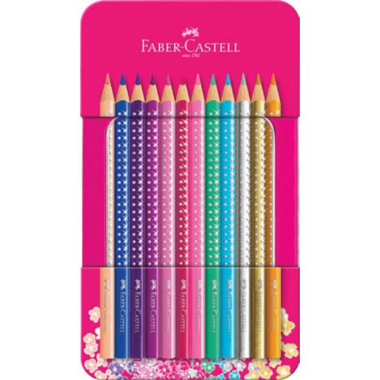 ΚΑΣΕΤΙΝΑ ΜΕΤΑΛΛΙΚΗ SPARKLE ΜΕ 20 ΞΥΛΟΜΠΟΓΙΕΣ FABER-CASTELL