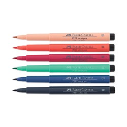 ΜΑΡΚΑΔΟΡΟΙ FABER CASTELL PITT COMIC 6 ΤΕΜΑΧΙΑ