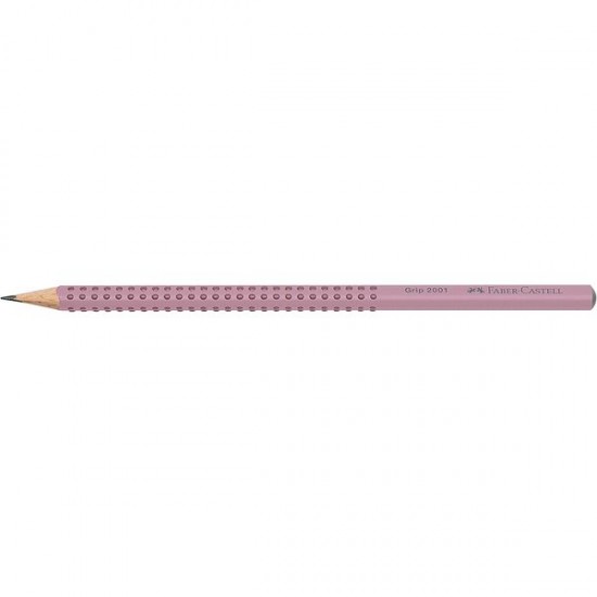 ΜΟΛΥΒΙ FABER CASTELL GRIP 2001 2B ΡΟΖ