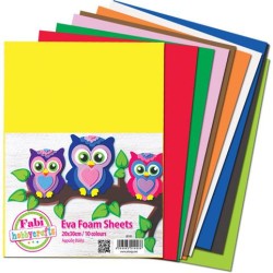 ΑΦΡΩΔΕΣ ΜΠΛΟΚ FABI 20X30CM 2MM 10 ΧΡΩΜΑΤΑ