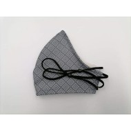 ΜΑΣΚΑ UNISEX ΥΦΑΣΜΑΤΙΝΗ - GREY BUSINESS