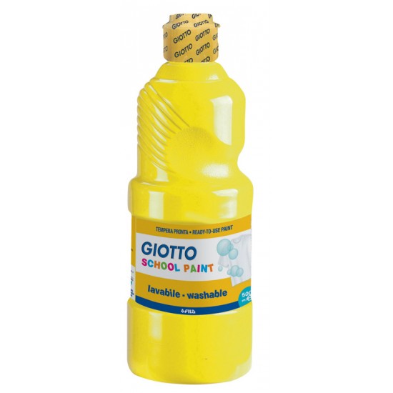 ΤΕΜΠΕΡΑ GIOTTO SCHOOL PAINT ΚΙΤΡΙΝΟ 1000ML