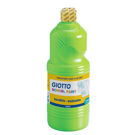 ΤΕΜΠΕΡΑ GIOTTO SCHOOL PAINT ΠΡΑΣΙΝΟ 500ML