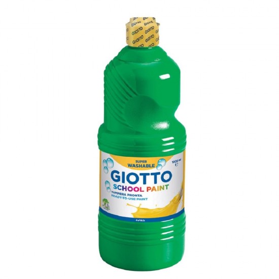 ΤΕΜΠΕΡΑ GIOTTO SCHOOL PAINT ΠΡΑΣΙΝΟ 1000ML