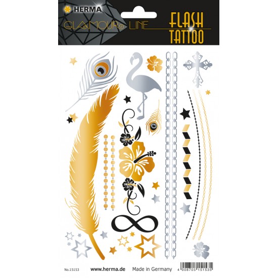 HERMA ΤΑΤΟΥΑΖ "GLAMOUR LINE FLASH TATTOO" STAR