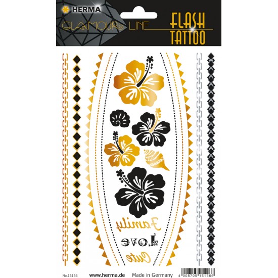 HERMA ΤΑΤΟΥΑΖ "GLAMOUR LINE FLASH TATTOO" ΛΟΥΛΟΥΔΙΑ