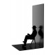 ΒΙΒΛΙΟΣΤΑΤΗΣ I-TOTAL MAN READING 10X17X10C BLACK