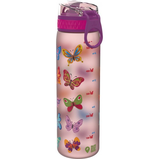 ION8 ΠΑΓΟΥΡΙ SLIM 600ML BUTTERFLIES 