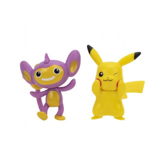 ΦΙΓΟΥΡΑ POKEMON - BATTLE FIGURE - PIKACHU AND AIPOM