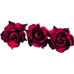 ΧΑΡΤΙΝΑ ΑΥΤΟΚΟΛΛΗΤΑ ΛΟΥΛΟΥΔΙΑ ΔΙΑΚΟΣΜΗΣΗΣ ΚΟΚΚΙΝΑ 12ΤΜΧ