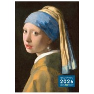 ΗΜΕΡΗΣΙΟ ΗΜΕΡΟΛΟΓΙΟ 2026 - ΤΟ ΚΟΡΙΤΣΙ ΜΕ ΤΟ ΜΑΡΓΑΡΙΤΑΡΕΝΙΟ ΣΚΟΥΛΑΡΙΚΙ VERMEER DIARY FOR YOU