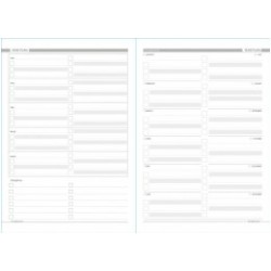 ΗΜΕΡΟΛΟΓΙΟ DAILY PLANNER A5 70gr 320 ΣΕΛΙΔΕΣ PVC ΜΑΥΡΟ