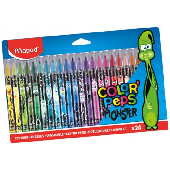 ΜΑΡΚΑΔΟΡΟΙ MAPED COLOR'PEPS MONSTER (18 ΤΕΜΑΧΙΑ)