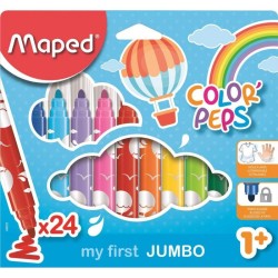 ΜΑΡΚΑΔΟΡΟΙ COLOR'PEPS MAXI 24 TEMAXIA ΜΑΡΚΑΔΟΡΟΙ COLOR'PEPS MAXI 24 TEMAXIA