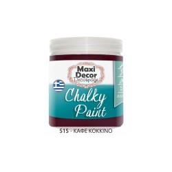 ΧΡΩΜΑ ΚΙΜΩΛΙΑΣ MAXI DECOR 250ML ΝΟ. 515 ΚΑΦΕ ΚΟΚΚΙΝΟ ΧΡΩΜΑ ΚΙΜΩΛΙΑΣ MAXI DECOR 250ML ΝΟ. 515 ΚΑΦΕ ΚΟΚΚΙΝΟ