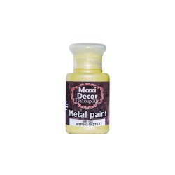 ΑΚΡΥΛΙΚΟ ΜΕΤΑΛΛΙΚΟ ΧΡΩΜΑ MAXI DECOR 60ML NO. 102 ΚΙΤΡΙΝΟ ΠΑΣΤΕΛ ΑΚΡΥΛΙΚΟ ΜΕΤΑΛΛΙΚΟ ΧΡΩΜΑ MAXI DECOR 60ML NO. 102 ΚΙΤΡΙΝΟ ΠΑΣΤΕΛ