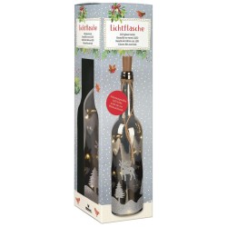 ΔΙΑΚΟΣΜΗΤΙΚΟ ΜΠΟΥΚΑΛΙ ΜΕ ΤΑΡΑΝΔΟΥΣ ΚΑΙ ΦΩΤΑΚΙΑ 29.5CM