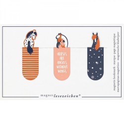 ΣΕΛΙΔΟΔΕΙΚΤΗΣ ΜΑΓΝΗΤΙΚΟΣ (3 ΤΜΧ) - HORSES