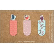 ΣΕΛΙΔΟΔΕΙΚΤΗΣ ΜΑΓΝΗΤΙΚΟΣ (3 ΤΜΧ) - BIRDS