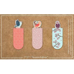 ΣΕΛΙΔΟΔΕΙΚΤΗΣ ΜΑΓΝΗΤΙΚΟΣ (3 ΤΜΧ) - BIRDS