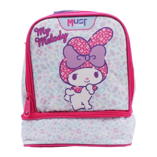 ΤΣΑΝΤΑΚΙ ΦΑΓΗΤΟΥ MY MELODY MUST TEAM ΙΣΟΘΕΡΜΙΚΟ 2 ΘΗΚΕΣ 22x16x28CM