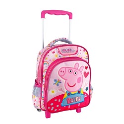 ΣΑΚΙΔΙΟ TROLLEY ΝΗΠΙΑΓΩΓΕΙΟΥ - PEPPA PIG  31X27X10CM