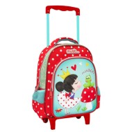 ΣΑΚΙΔΙΟ TROLLEY ΝΗΠΙΑΓΩΓΕΙΟΥ - PRINCESS WITH FROG 3D SOFT 31X27X10CM