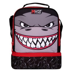 ΤΣΑΝΤΑΚΙ ΦΑΓΗΤΟΥ ΙΣΟΘΕΡΜΙΚΟ MUST TEAM YUMMY SHARK 2 ΘΗΚΕΣ 22x16x28CM