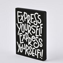 ΣΗΜΕΙΩΜΑΤΑΡΙΟ EXPRESS YOURSELF - GRAPHIC L 16.5X22CM