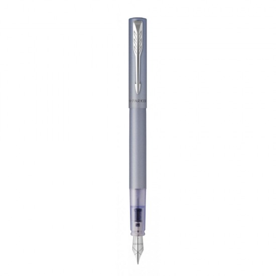 PARKER ΠΕΝΑ VECTOR XL SILVER-BLUE CT FOUNTAIN PEN M