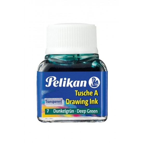 ΜΕΛΑΝΙ ΣΧΕΔΙΟΥ ΣΙΝΙΚΗ PELIKAN ΝΟ 7 - DEEP GREEN 10ML