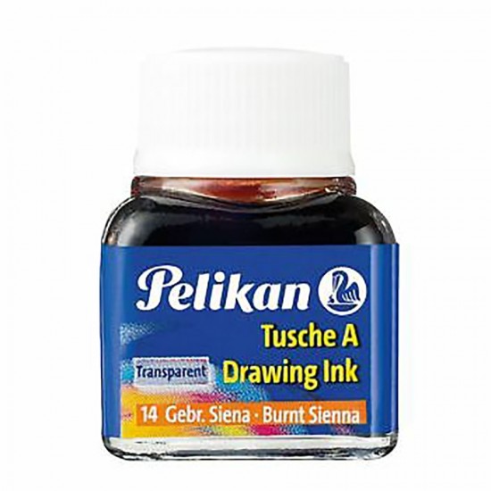 ΜΕΛΑΝΙ ΣΧΕΔΙΟΥ ΣΙΝΙΚΗ PELIKAN ΝΟ 14 - BURNT SIENNA 10ML