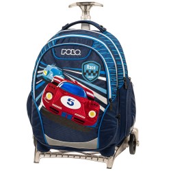 POLO TROLLEY REEL ΣΧΟΛΙΚΗ ΤΣΑΝΤΑ ΤΡΟΛΕΪ ΔΗΜΟΤΙΚΟΥ CARS 25LT  43x30x20CM