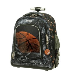POLO TROLLEY MOVER ΣΧΟΛΙΚΗ ΤΣΑΝΤΑ ΤΡΟΛΕΪ ΔΗΜΟΤΙΚΟΥ BASKET ΜΕ ΘΗΚΗ ΓΙΑ ΠΑΓΟΥΡΙ 30LT 36x26x43CM