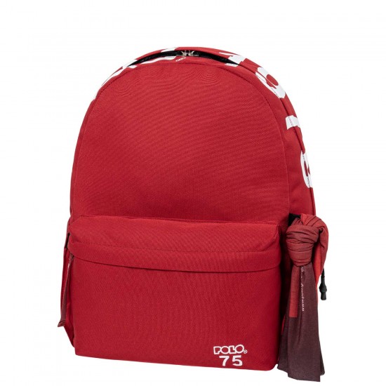 ΣΑΚΙΔΙΟ ΠΛΑΤΗΣ POLO ’75 - ΚΟΚΚΙΝΟ 42Χ30Χ21CM