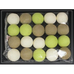 ΦΩΤΑΚΙΑ ΔΙΑΚΟΣΜΗΤΙΚΑ ΜΕ ΜΠΑΛΕΣ ΣΕ ΜΠΕΖ, ΛΑΧΑΝΙ, ΕΚΡΟΥ