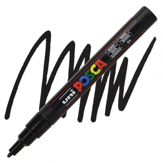 ΜΑΡΚΑΔΟΡΟΣ POSCA PC-3M - 1.3MM BLACK