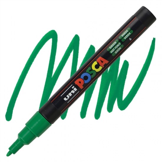 ΜΑΡΚΑΔΟΡΟΣ POSCA PC-3M - 1.3MM GREEN 