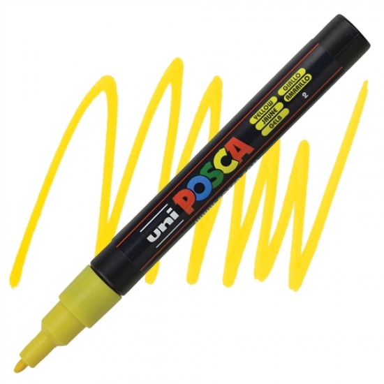 ΜΑΡΚΑΔΟΡΟΣ POSCA PC-3M - 1.3MM YELLOW