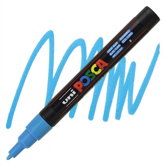 ΜΑΡΚΑΔΟΡΟΣ POSCA PC-3M - 1.3MM LIGHT BLUE