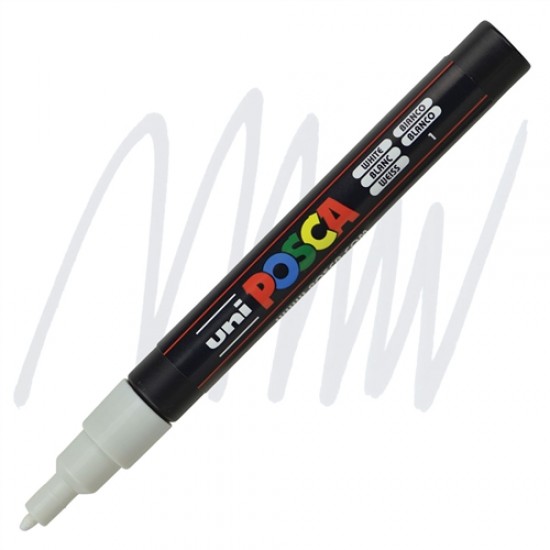 ΜΑΡΚΑΔΟΡΟΣ POSCA PC-3M - 1.3MM WHITE