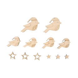 ΞΥΛΙΝΑ ΔΙΑΚΟΣΜΗΤΙΚΑ 'ΠΟΥΛΊΑ ΚΑΙ ΑΣΤΈΡΙΑ' 12ΤΜΧ 