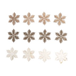 ΞΥΛΙΝΑ ΔΙΑΚΟΣΜΗΤΙΚΑ 'ΝΙΦΆΔΕΣ ΧΙΟΝΙΟΎ' 12ΤΜΧ ΜΕ ΑΥΤΟΚΟΛΛΗΤΑ