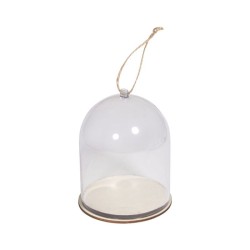 ΚΑΜΠΑΝΑ ΑΚΡΥΛΙΚΗ ΜΕ ΞΥΛΙΝΗ ΒΑΣΗ ΥΨΟYΣ 11CM